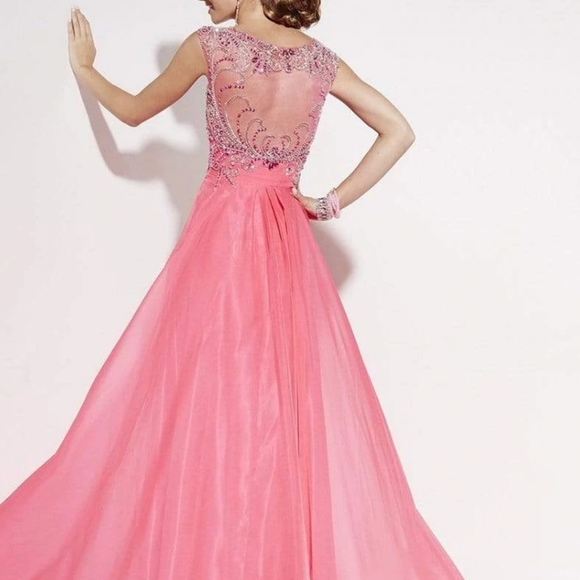 NWT Purple Beaded Prom Dress - Picture 2 of 9